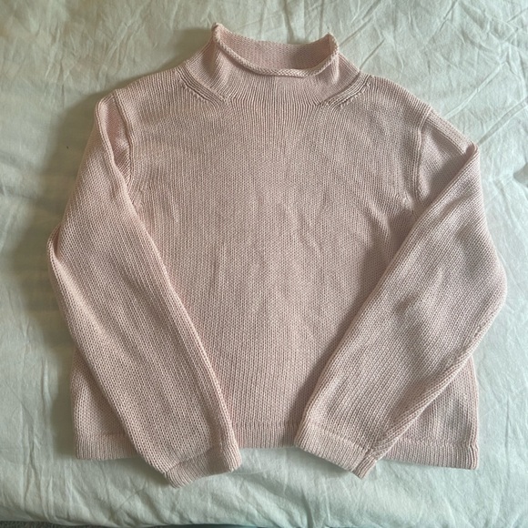 J. Crew Cropped Roll-neck Sweater large - Picture 2 of 6